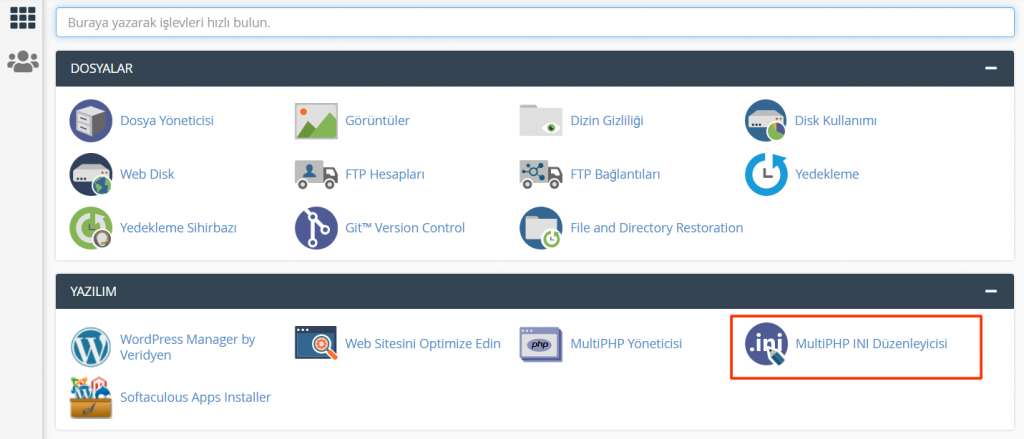 WordPress PHP Max Input Vars Değerini Artırma